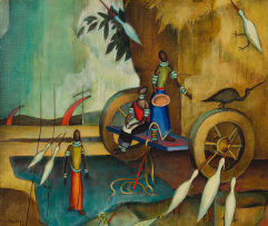 Alexis Preller; The Hay Cart