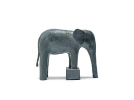 Guy du Toit; Elephant Standing on a Block