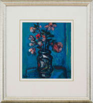 Herbert Coetzee; Flowers in a Black Vase