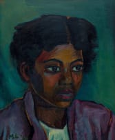 Maggie Laubser; Portrait of a Young Woman