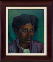 Maggie Laubser; Portrait of a Young Woman