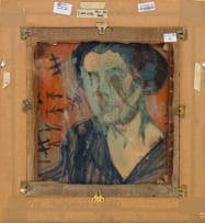 Maggie Laubser; Coloured Woman with Cottage (recto); Portrait of a Lady, unfinished (verso)