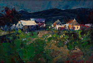 Titta Fasciotti; Landscape with Houses