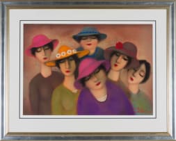 Pieter van der Westhuizen; Group of Women with Hats