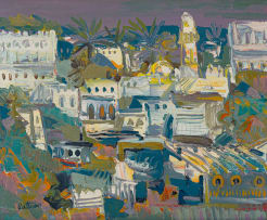 Walter Battiss; View of a Town, Hadhramaut