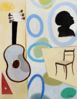 Simon Stone; Guitar and Chair