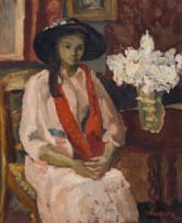 Maud Sumner; The Doll Louise in an Interior