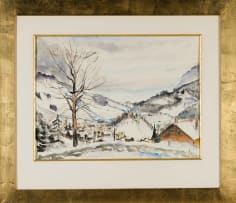 Maud Sumner; Snowy Landscape