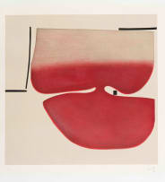 Victor Pasmore; Untitled (Abstract in Red)