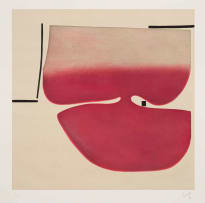 Victor Pasmore; Untitled (Abstract in Red)