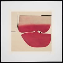 Victor Pasmore; Untitled (Abstract in Red)