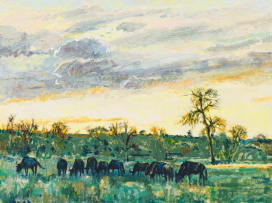 Zakkie Eloff; Wildebeest, Kruger N. Park