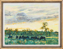 Zakkie Eloff; Wildebeest, Kruger N. Park