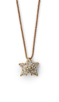 Snowflake diamond necklace