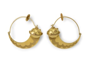 Etruscan style earrings