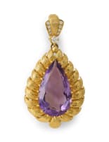 Amethyst pendant enhancer
