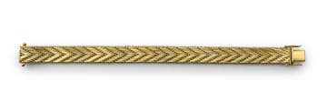 Articulated fox-tail bracelet