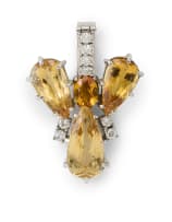 Mixed gemstone pendant