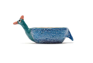 Ardmore Ceramic Studio; Bowl with guineafowl decoration
