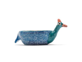 Ardmore Ceramic Studio; Bowl with guineafowl decoration