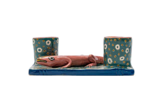 Ardmore Ceramic Studio; Lizard Candle
