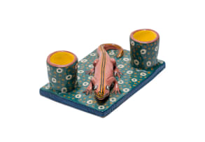 Ardmore Ceramic Studio; Lizard Candle