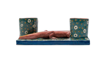 Ardmore Ceramic Studio; Lizard Candle