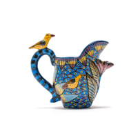 Ardmore Ceramic Studio; Milk jug with bird and floral decoration