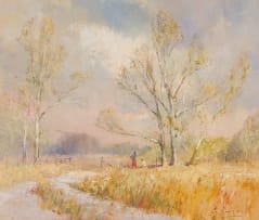 Christopher Tugwell; Figures by a Gravel Road