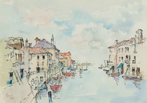Gregoire Boonzaier; Venetian Canal