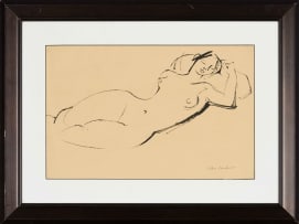 Maurice van Essche; Reclining Nude
