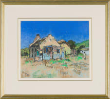 Conrad Theys; Cape Cottage with Figures