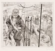 William Kentridge; Lord Mayor of Derby Road, from the Industry and Idleness series