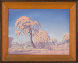 Jacob Hendrik Pierneef; Bosveld by Krokodilrivier (Bushveld by Crocodile River)