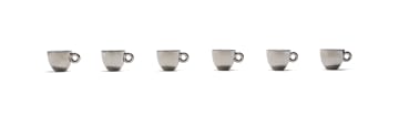 William Kentridge; Illy Cappuccino Cups and Saucers, six