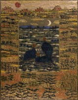 Esias Bosch; Guinea Fowl in a Landscape