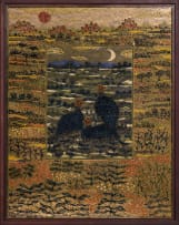 Esias Bosch; Guinea Fowl in a Landscape