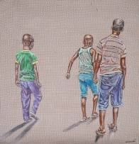 Andrew Ntshabele; Three Young Boys
