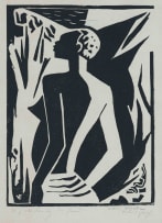 Maurice van Essche; Nude in Profile