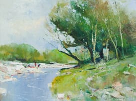 Errol Boyley; River Scene