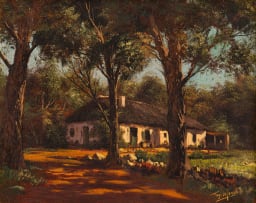 Tinus de Jongh; Landscape with Farmhouse