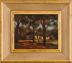 Tinus de Jongh; Landscape with Farmhouse