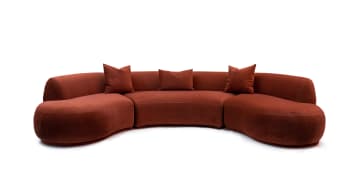 Curved modular sofa, South Africa