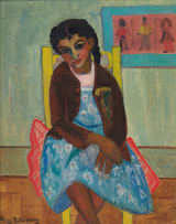 Hindy Rutenberg; Seated Girl