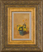 Adriaan Boshoff; Daisies in a Vase