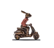 Carol Cauldwell; Rabbit on a Vespa