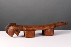 Zoomorphic Mossi stool, Burkina Faso