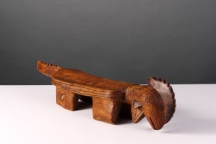 Zoomorphic Mossi stool, Burkina Faso