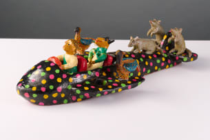 Bonakele (Bonnie) Ntshalintshali; Aeroplane candelabra with animals