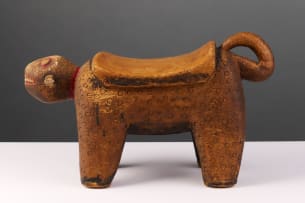 Leopard stool, West Africa